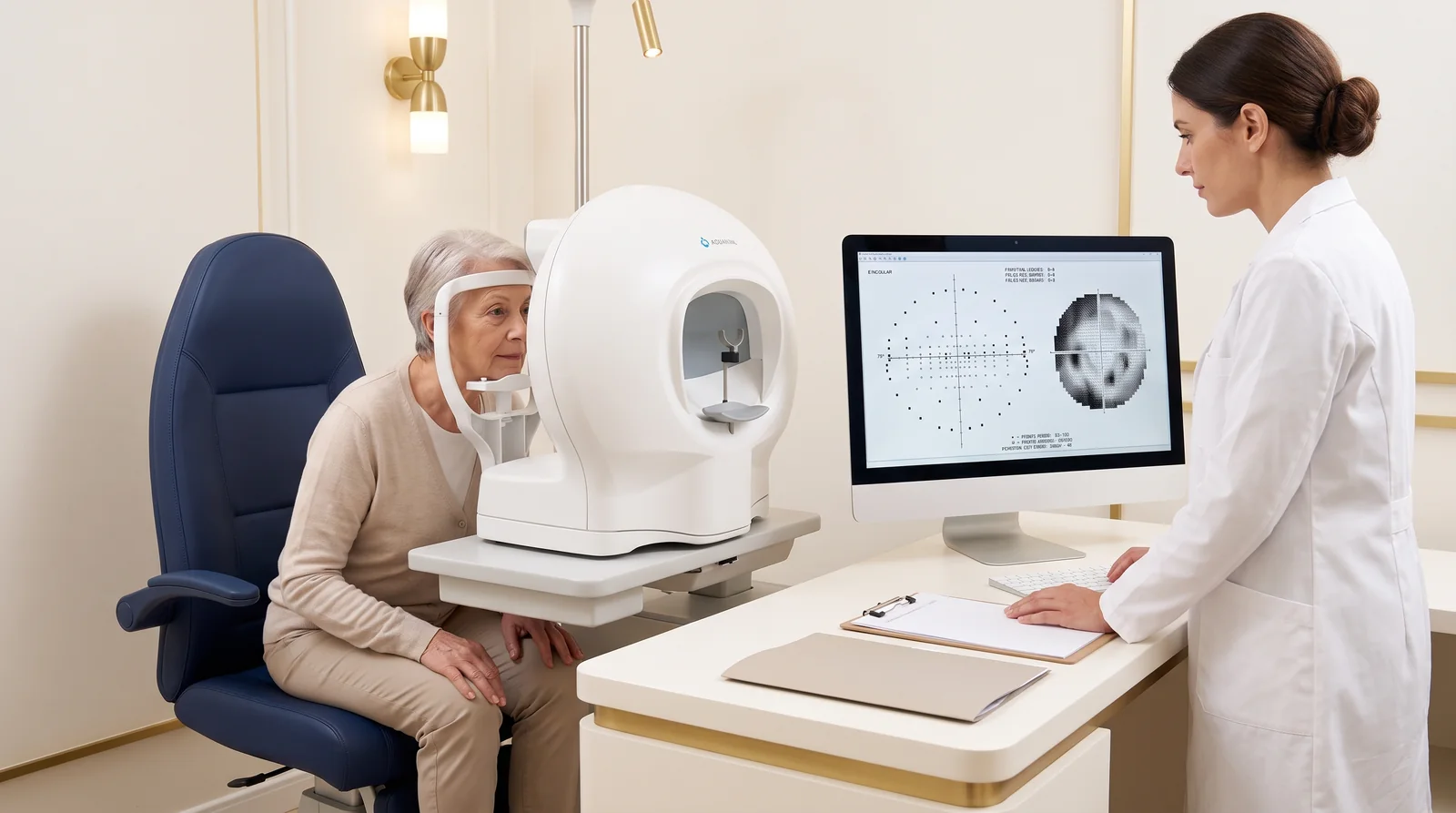 Screening del campo visivo per patente e valutazioni funzionali