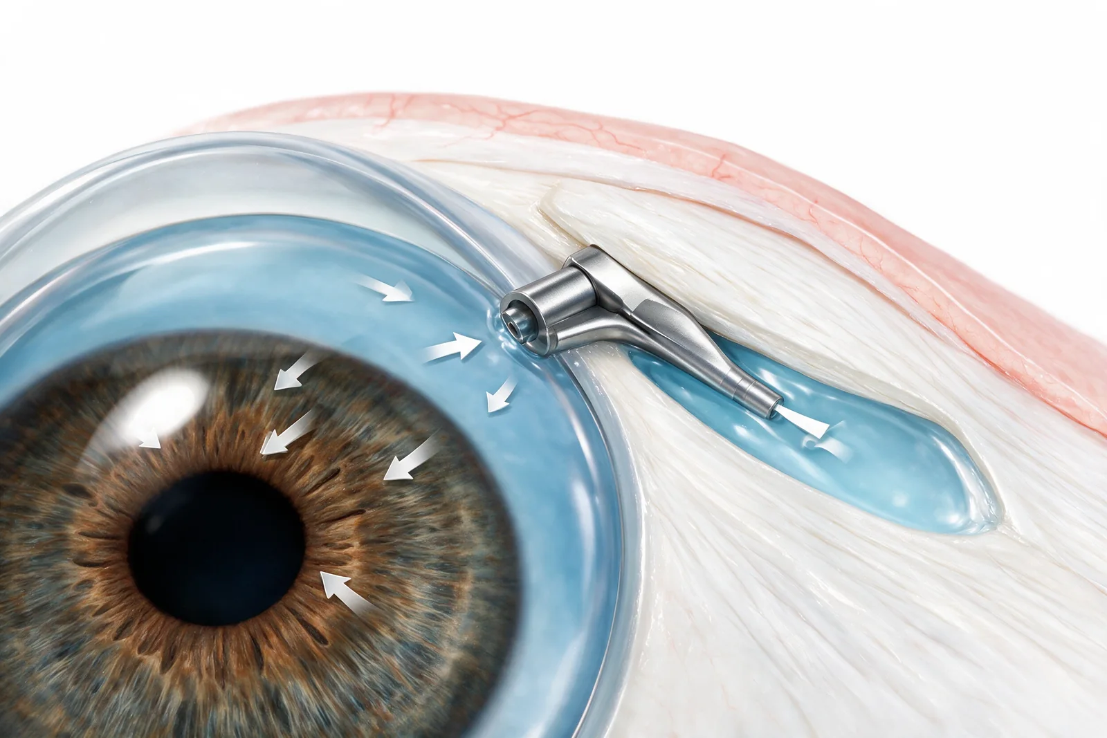 Impianto drenante per la chirurgia del glaucoma